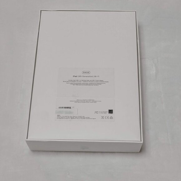 EMPTY Replacement Box for Apple iPad 9th Generation 64GB Wi-Fi Silver No Device - Picture 8 of 8
